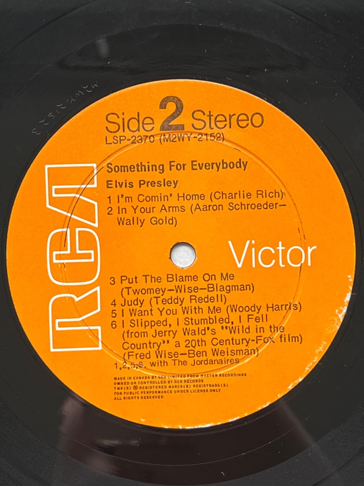 Elvis Presley Something For Everybody Vinyl Record Canada LSP2370 eBay