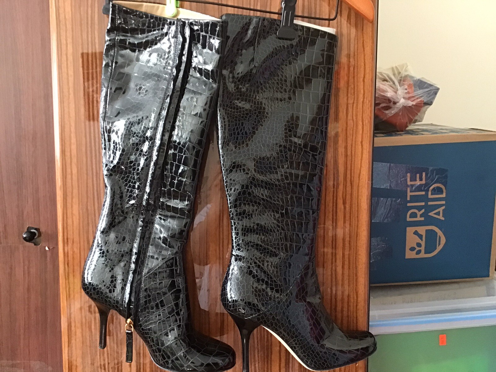 Sergio Rossi Genuine Python  Long Length Boots, P… - image 7