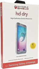 Invisible Shield Zagg Screen Protector for Galaxy J3 - Clear