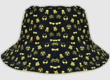 Duke Nukem Classic Bucket Hat Figure Reversible Nuclear Biohazard Yellow Nuke