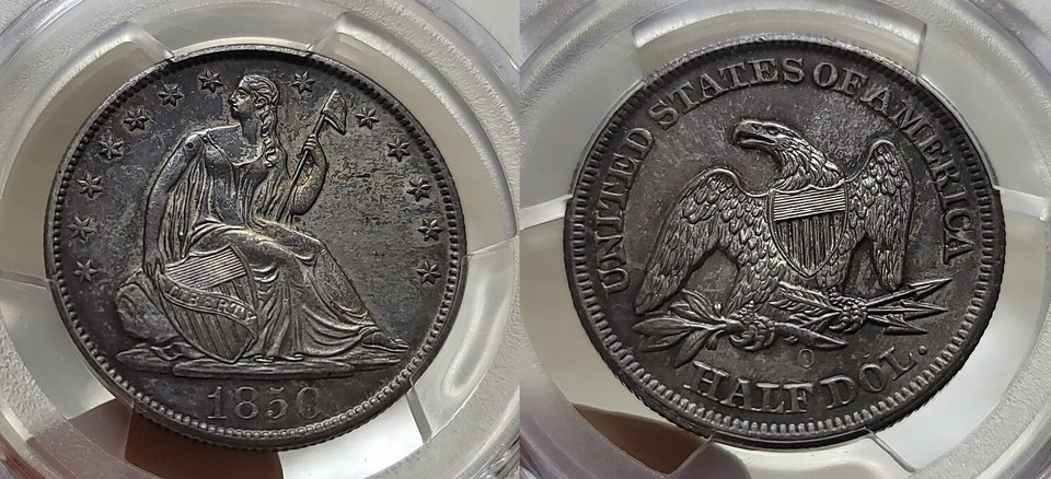 1850-O 50C PCGS Genuine