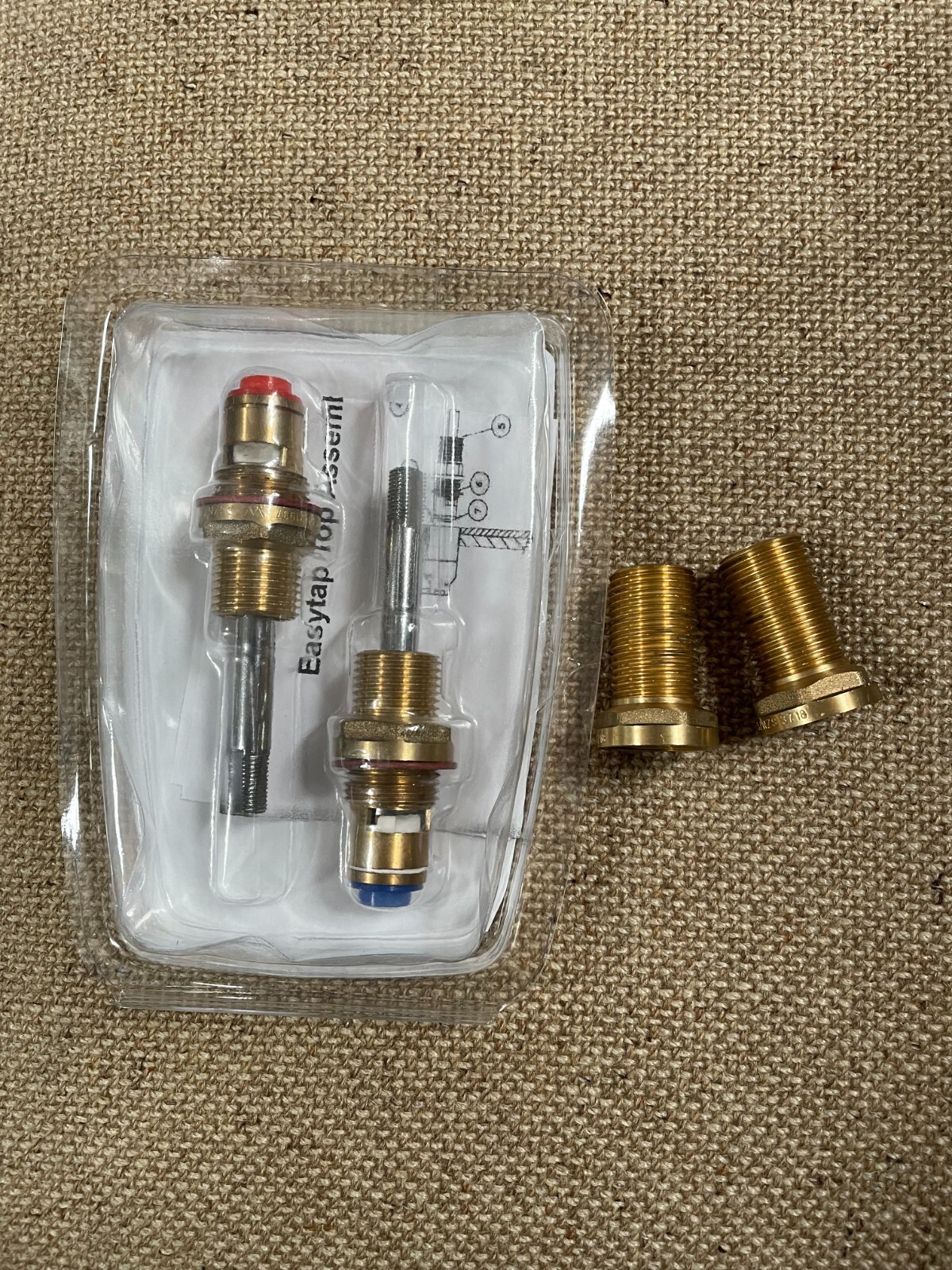 1 Pair heavy duty repair damaged tap seat / fix leaking wall tap