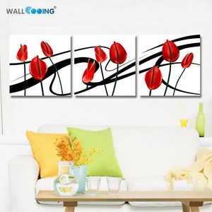 Flower Wedding Canvas Painting Wall Art Living Room Home Decoration 3 Panels Ebay