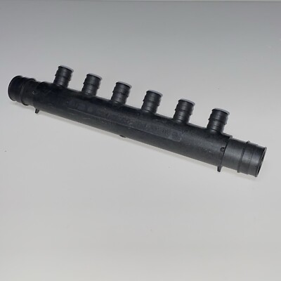 Uponor 6 Port Flow Thru Branch Tee  1 x1 x 1/2  Flow Through Pex Long YI
