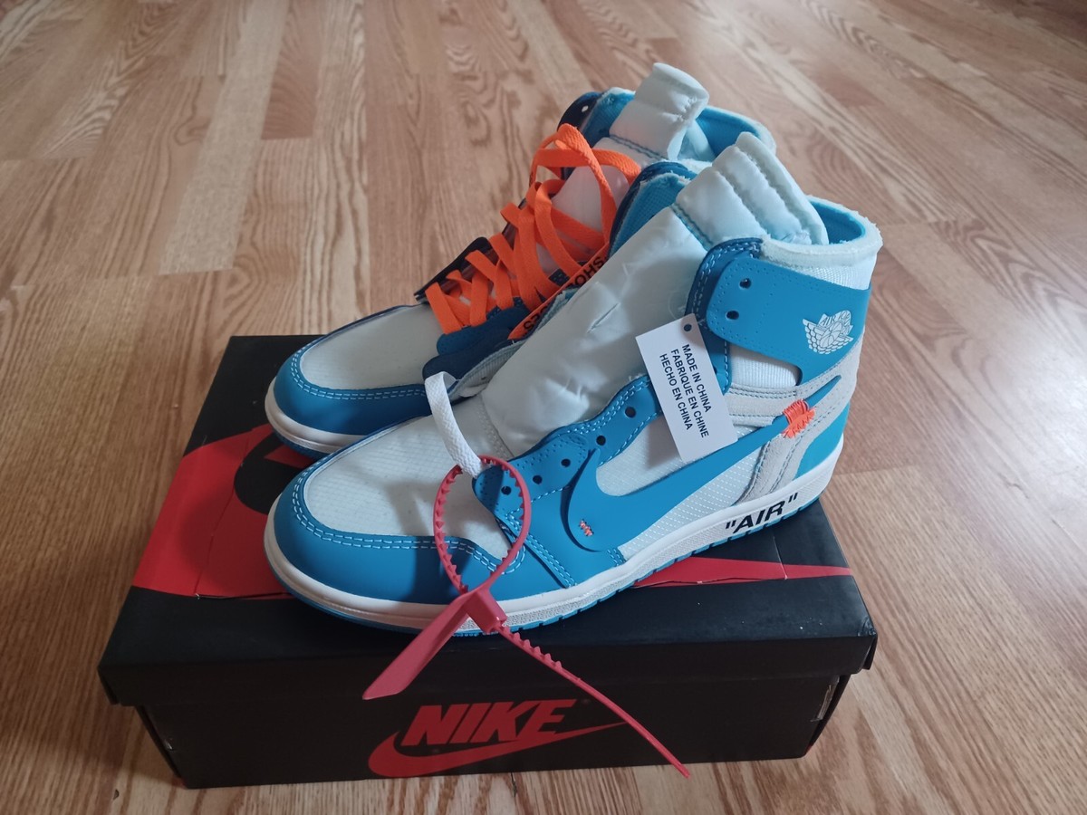 靴 Jordan 1 Retro High OG x Off-White UNC Off White x Air Jordan 1 Retro High OG UNC | eBay