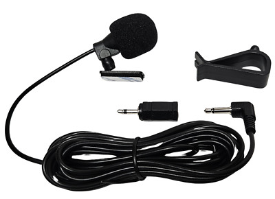 FingerLakes Car Microphone Mic Fits 3.5mm & 2.5mm Bluetooth Enabled Stereo Audio