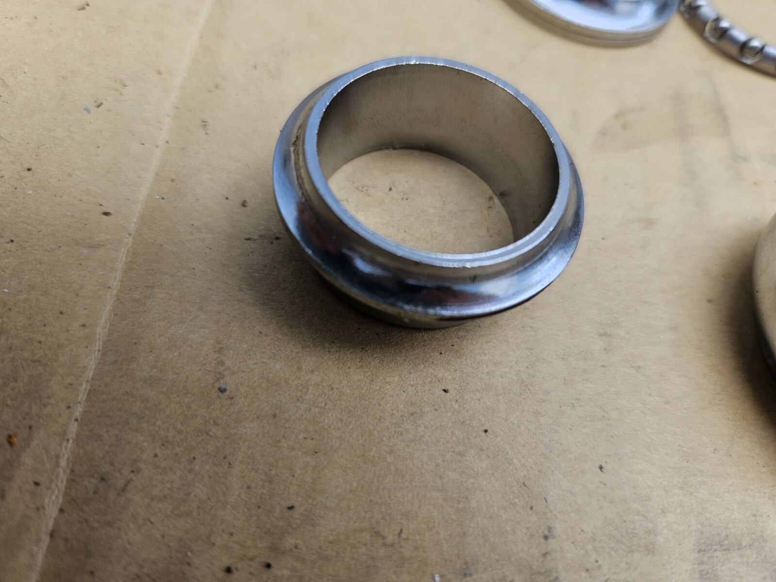 Vintage 1" Threaded Road Bike Headset Silver Complete From Cannondale