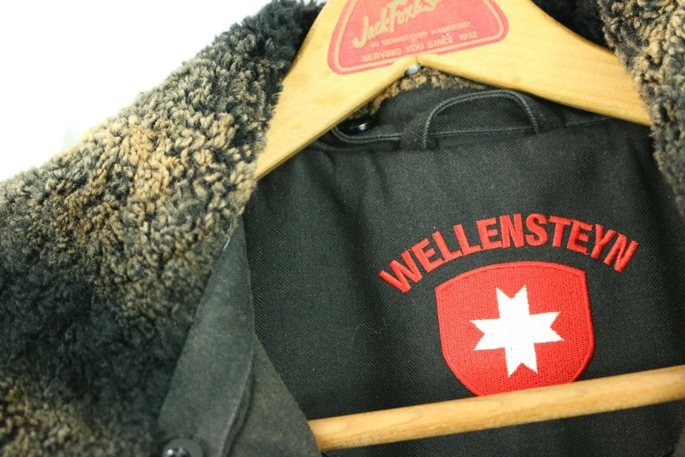 Wellensteyn Hombre L Chaqueta Bomber Negro Monte Carlo Abrigo Resistente al Viento Agua Foto 4 de 4