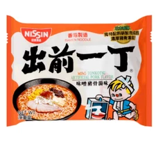 Nissin Miso Tonkotsu Pork Demae Ramen Instant Noodles 3.53 oz x 6 Packs~07/2026