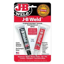 J-B Weld 8265S Original Cold-Weld Steel Reinforced Epoxy - 2 oz