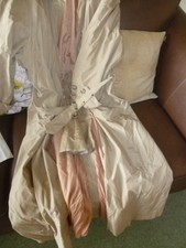 Vintage 1990's J Peterman Company, Lexington Kentucky Silk Trench Coat