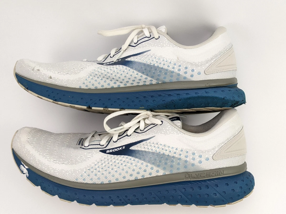Brooks Glycerin 18 1103291D178 Lace-Up Running Sneakers Shoes White Mens US 12 Brooks Glycerin 18 1103291D178 Lace-Up | Mercari main image 2