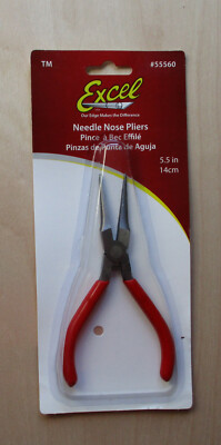 #ad #ad 5.5quot; Spring Loaded Soft Grip Needle Nose Pliers Excel Model Tool 55560 $10.99