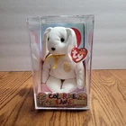 TY Beanie Baby COLOR ME Art Paint DIY Easter BUNNY 7.5" NEW IN BOX Vintage