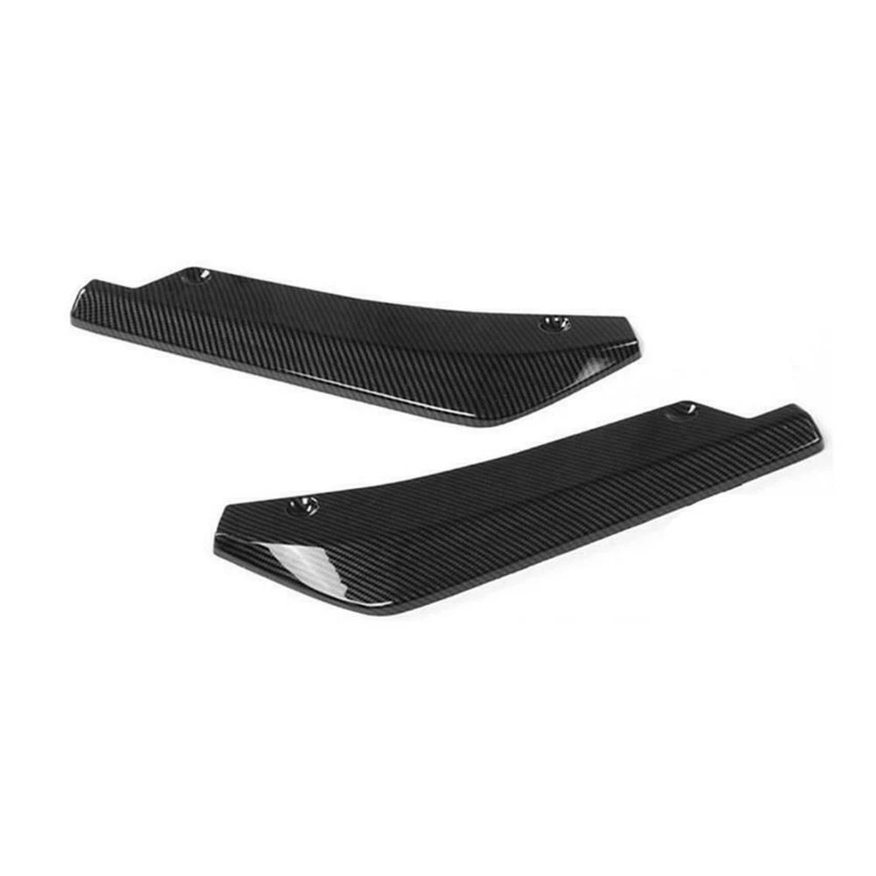 Carbon Fiber Sport Rear Bumper Lip Canards Spoiler For BMW 325i 330i 335i E90 - Image 2 of 4