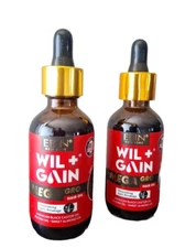 NEW*(2) EBIN New York Wil+Gain Mega Gro Nourishing Anti-Breakage 2 fl oz 