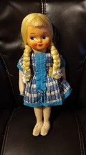 Vintage Composition Face -Cloth Body Polish Heidi Doll