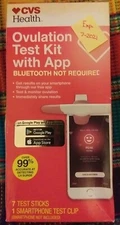 Cvs Ovulation Test Kit 7 Test Sticks 1 Clip With Digital Fertility Monitor App