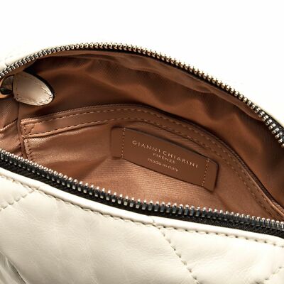 Sac Bandoulière GIANNI CHIARINI Kate En Cuir De Vache Noir - Neuf Avec étiquettes