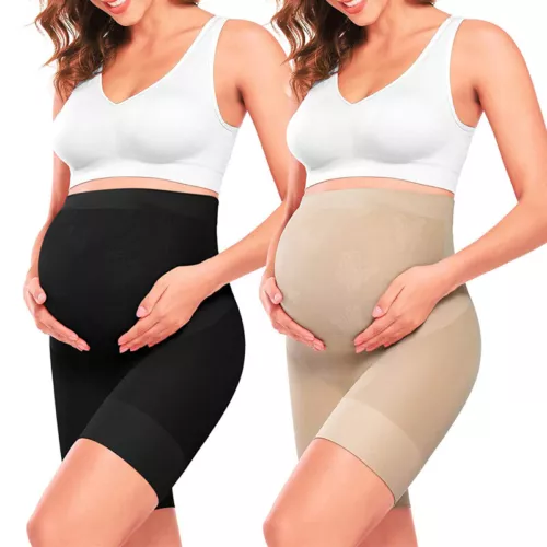 Nahtlose Damen-Umstands-Shapewear Schwangerschaftsunterwäsche Bauchstützhöschen - Bild 1 von 29