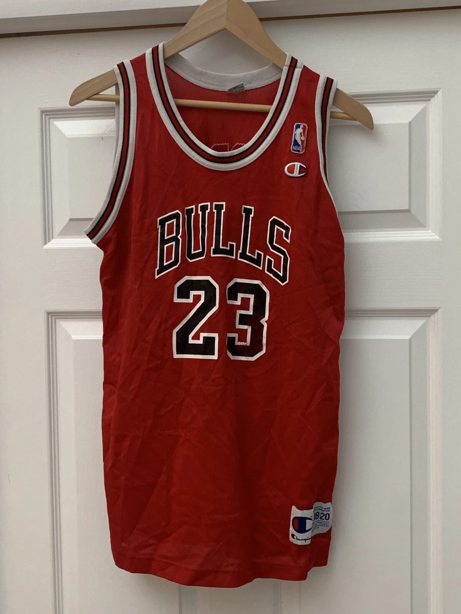 Chicago Bulls Michael Jordan 1995/96 Red Champion Jersey