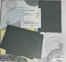 Creative Memories SHINE KIT 2-Sided Paper Pack + Photo Mats Scrapbook
