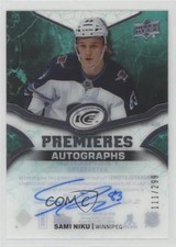 2018 Ice Premieres 2019-20 Upper Deck Update 111/299 Sami Niku #IPA-SN Auto 0o5t