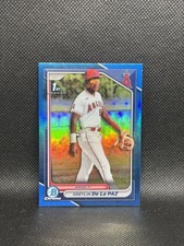 2024 Bowman Chrome Prospects Greylin de La Paz #BCP-181 Blue Refractor /150 (RC)