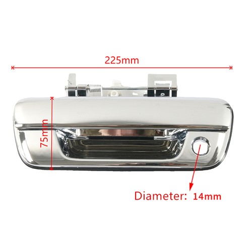 8-98079232-0 Tailgate Handle Door Handle with Key Hole For Isuzu D-MAX 2008-2012 - Picture 2 of 9