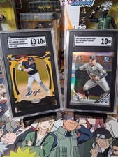 2021 Certified Andrew Vaughn Gold 2/10 Auto SGC 10 POP 1💫 2019 BCD 1st Holo 10