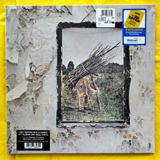 LED ZEPPELIN IV Vinyl LP BRAND NEW  2022 Exclusive w/ BACKSTAGE PASS Replica 