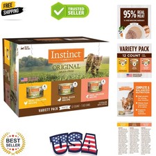 Grain Free Recipe Variety Pack Natural Wet Canned Cat Food by , 3 Ounce Pack ...