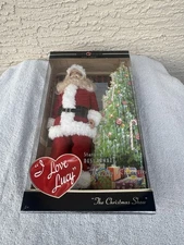 NEW I LOVE LUCY RICKY RICARDO THE CHRISTMAS SHOW BARBIE DOLL SANTA CLAUS N7370