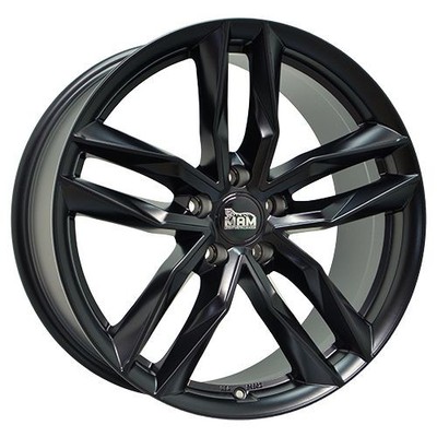 1x MAM WHEELS MAM RS3 matt black painted 7.0Jx16 5x108 ET46
