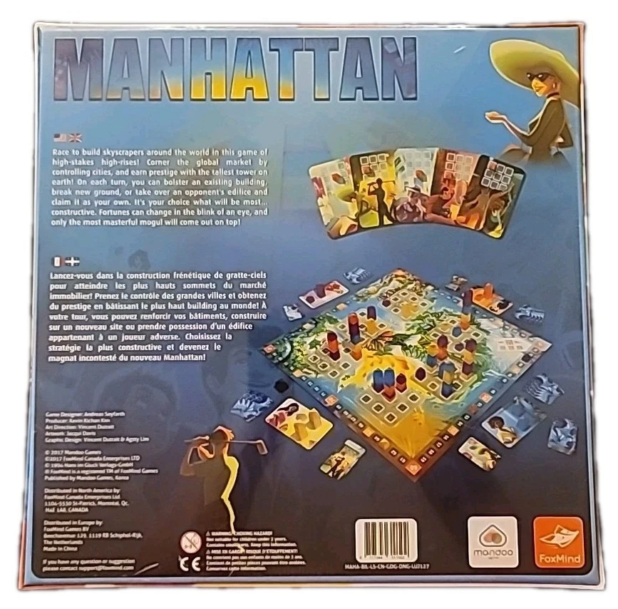Manhattan Board Game (2017) NEW. (Multi-Award Winner / see details) - Image 2 of 4