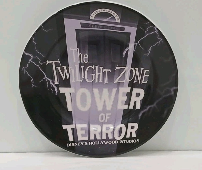Disney Parks Hollywood Studio The Twilight Zone Tower Of Terror 7" Plate