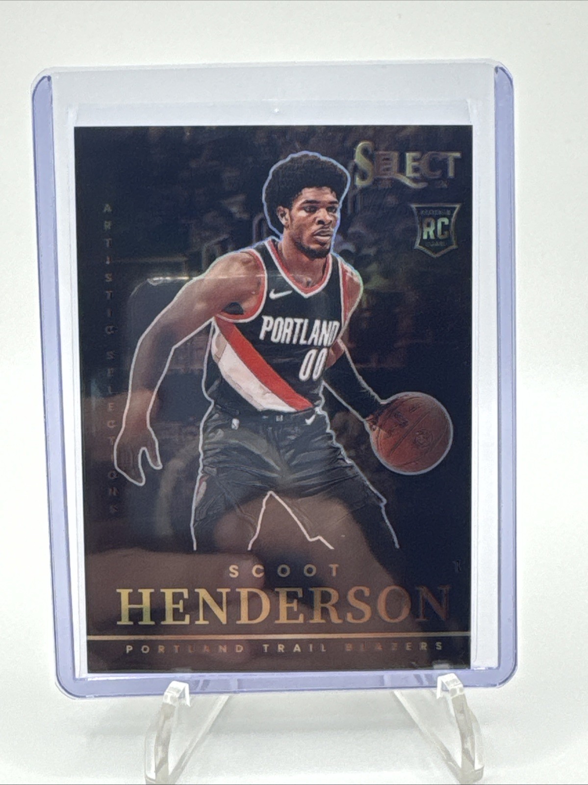 2023-24 Panini Select - Artistic Selections Scoot Henderson #9 (RC)