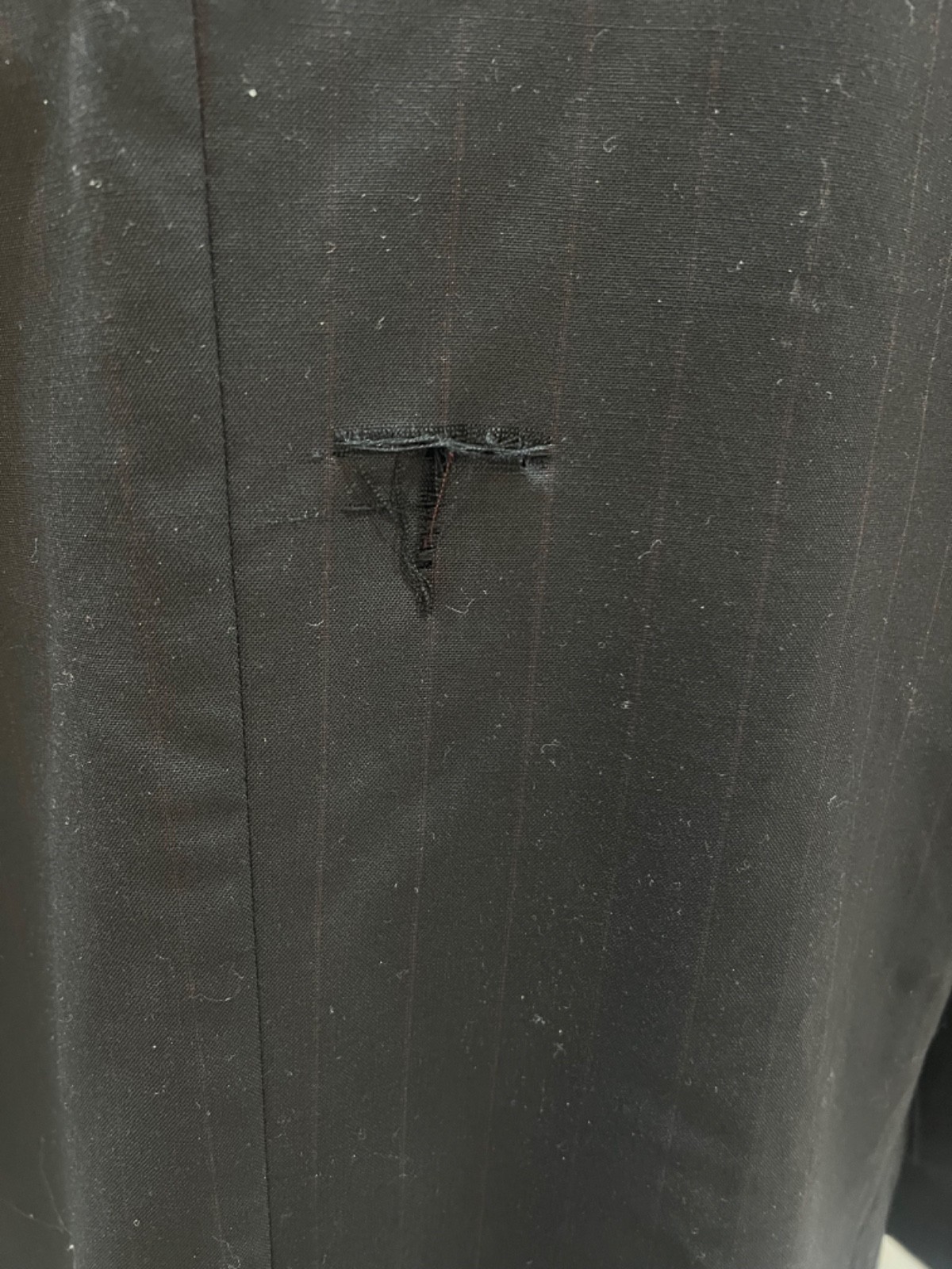 Versus Versace Vintage Pinstripe Blazer / Cashmere & Wool / Size IT 50 thumbnail 12