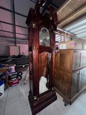Howard Miller Tempus Fugit Grandfather Clock with Broken Pediment Crown — listing 2