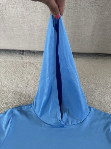 Spyder Youth Girls One Piece Swimsuit & Hooded Cover Up Size LARGE 12/14, Blue - Picture 7 of 10
