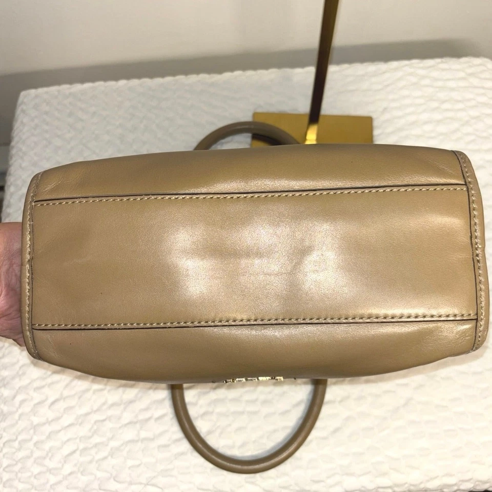 #141 Bally 棕褐色皮革手提包  — 第 4/4 张图片