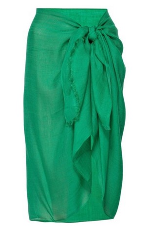 Monday Swimwear MYKONOS SARONG - JADE-One Size …b10