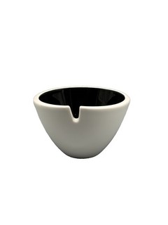 KPM Berlin Urbino Ashtray 1st Choice Porcelain Black & White G.15