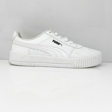 Puma Womens Carina 374106-01 White Casual Shoes Sneakers Size 8.5