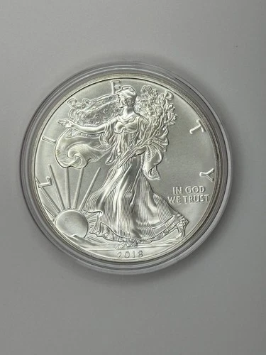 2018 - 1 oz American Silver Eagle Coin Brilliant Uncirculated