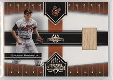 2005 Donruss Champions Impressions Materials Brooks Robinson #93 HOF vc5