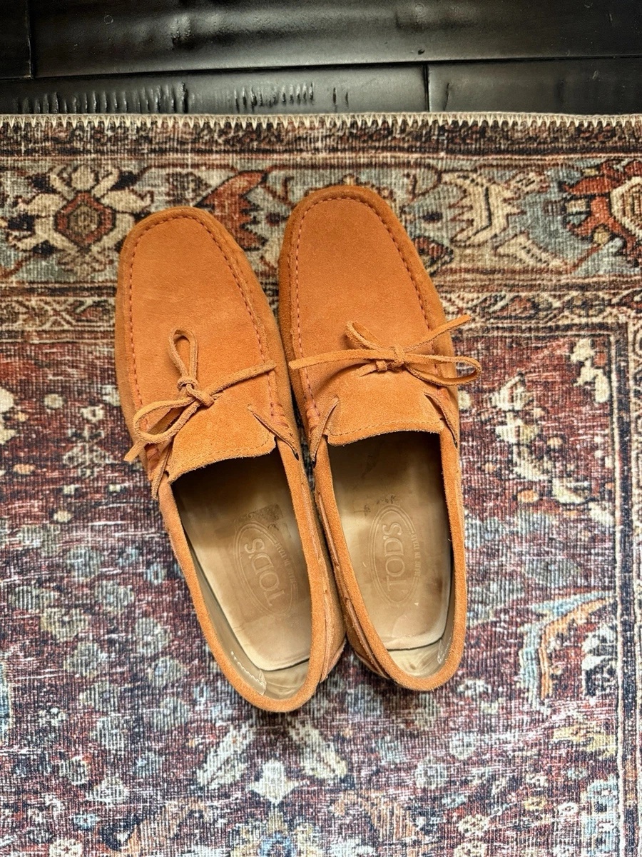 Orange Solid Suede Casual Shoes for Men for sale | eBay display picture 3