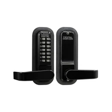 Lockey USA 2835JB Mechanical, Keyless Lever Lock, Jet Black Single Combination