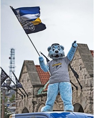 Louie St. Louis Blues Unsigned 2019 Stanley Cup Champions Parade 11'' x 14'' Photo