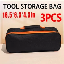 3X Multifunctional Storage Bag Pouch Case Organizer Small Hand Tool Zip Bag Home